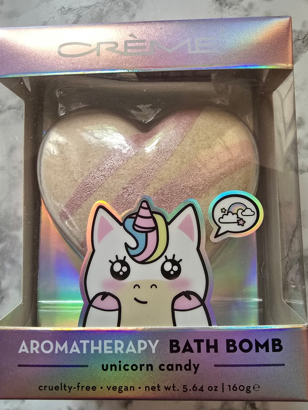 The Crème Shop: Unicorn Candy Aromatherapy Bath Bomb